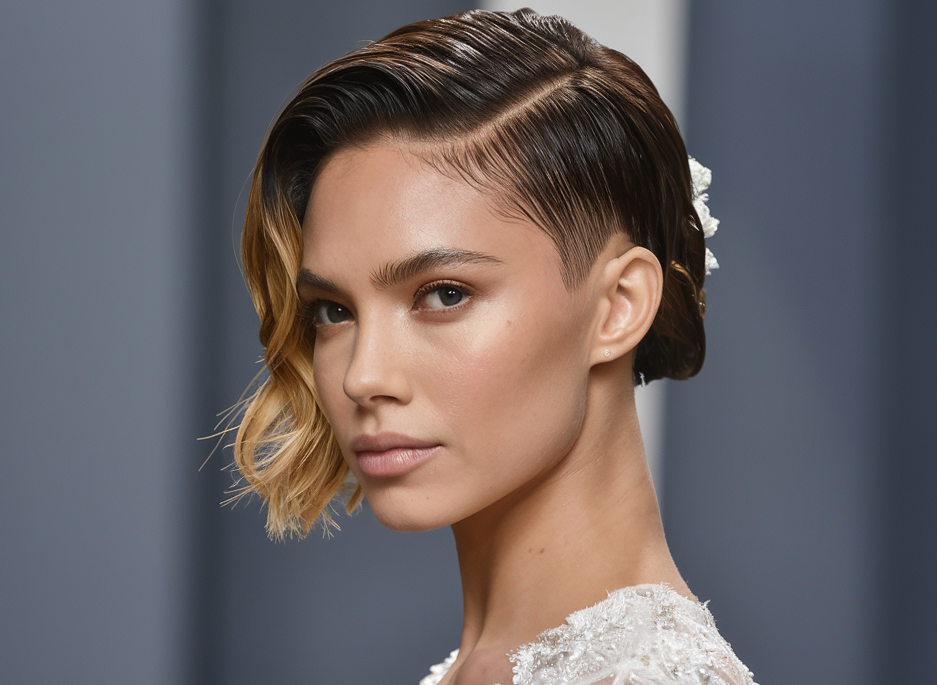 coiffure mariée cheveux courts