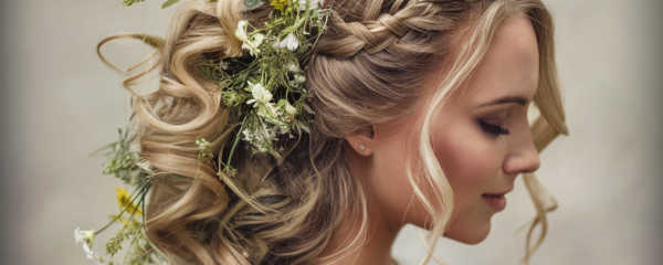 coiffure mariée tresse